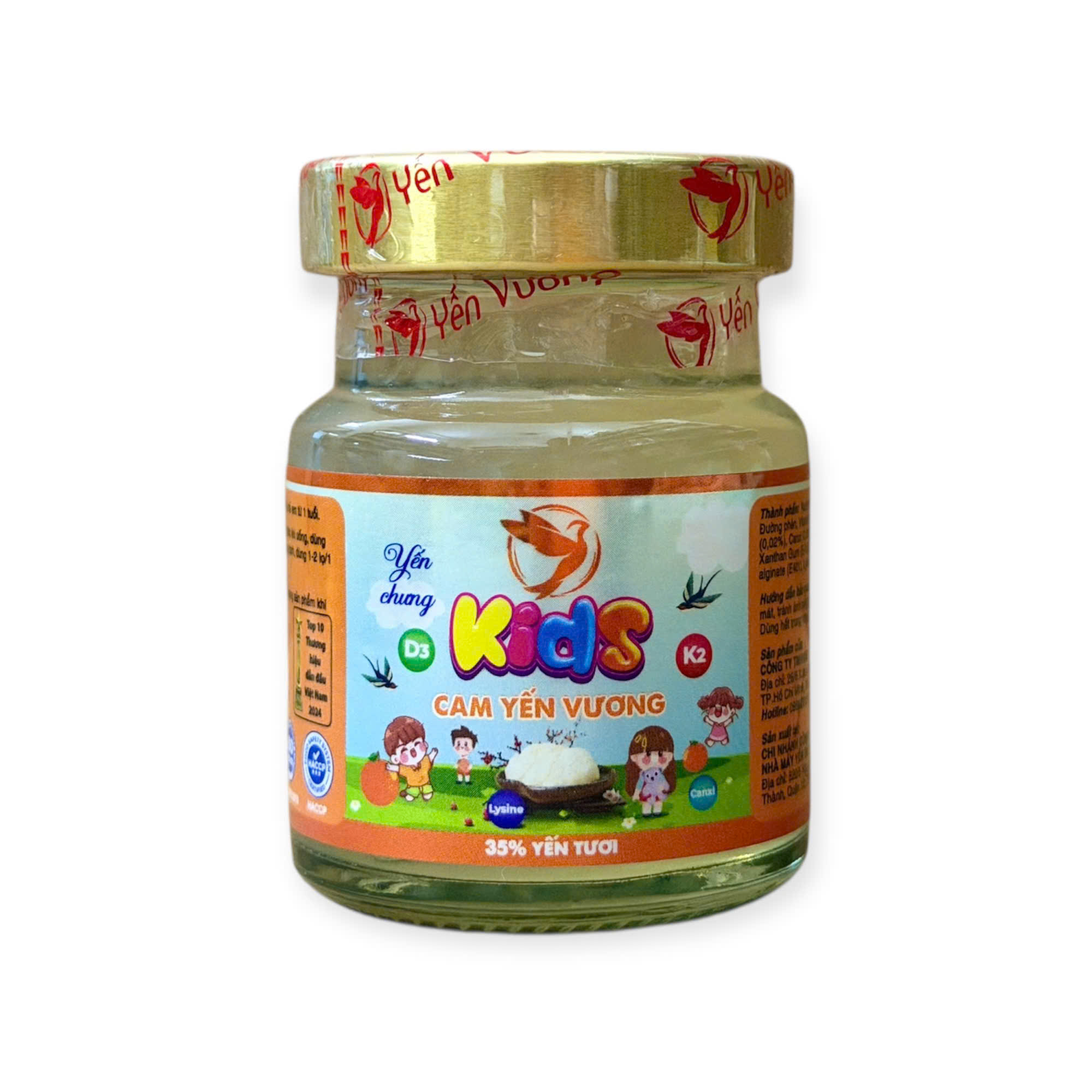 Hũ yến Vương 70ml Kids Cam